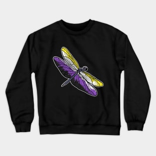 Non-binary Dragonfly Crewneck Sweatshirt